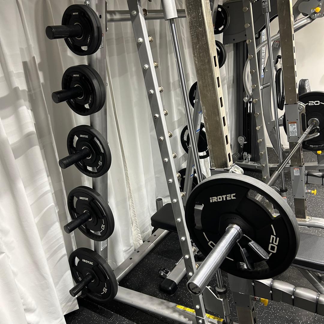 タフスタッフ ハーフラック スミスマシン CSM-600 ベンチプレートシャフト