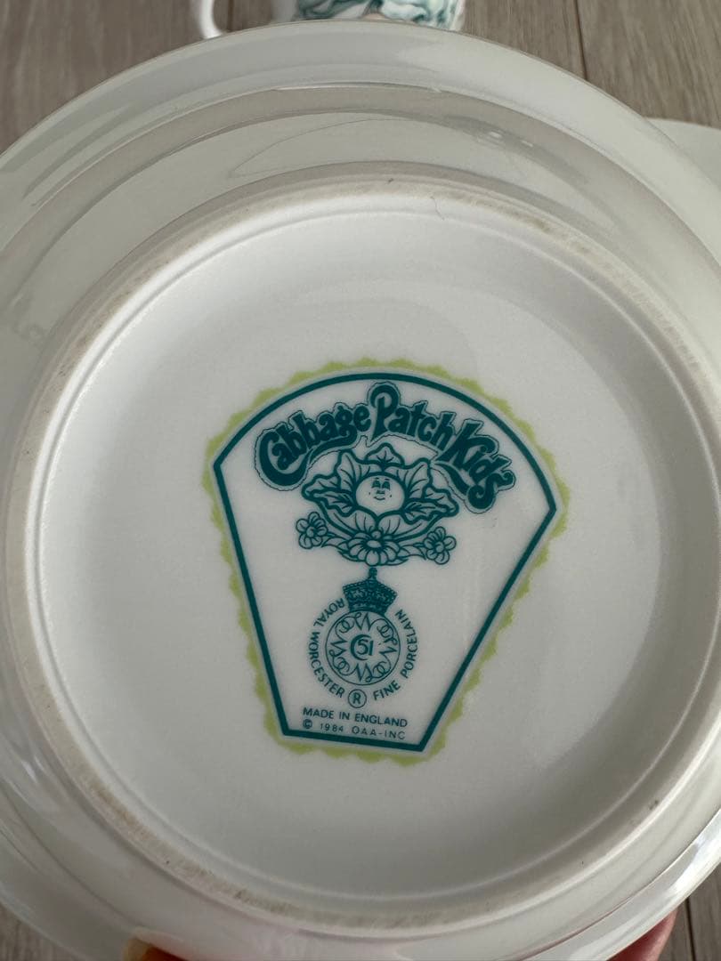 1984年イギリス製キャベツパッチ皿SETキャベツ人形ヴィンテージ あちゃちゅむ