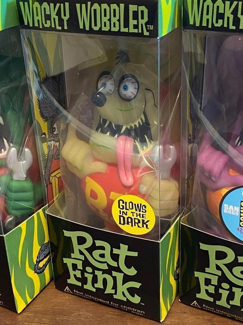 新品 FUNKO ラットフィンク ボビングヘッド フィギュア 4体セット