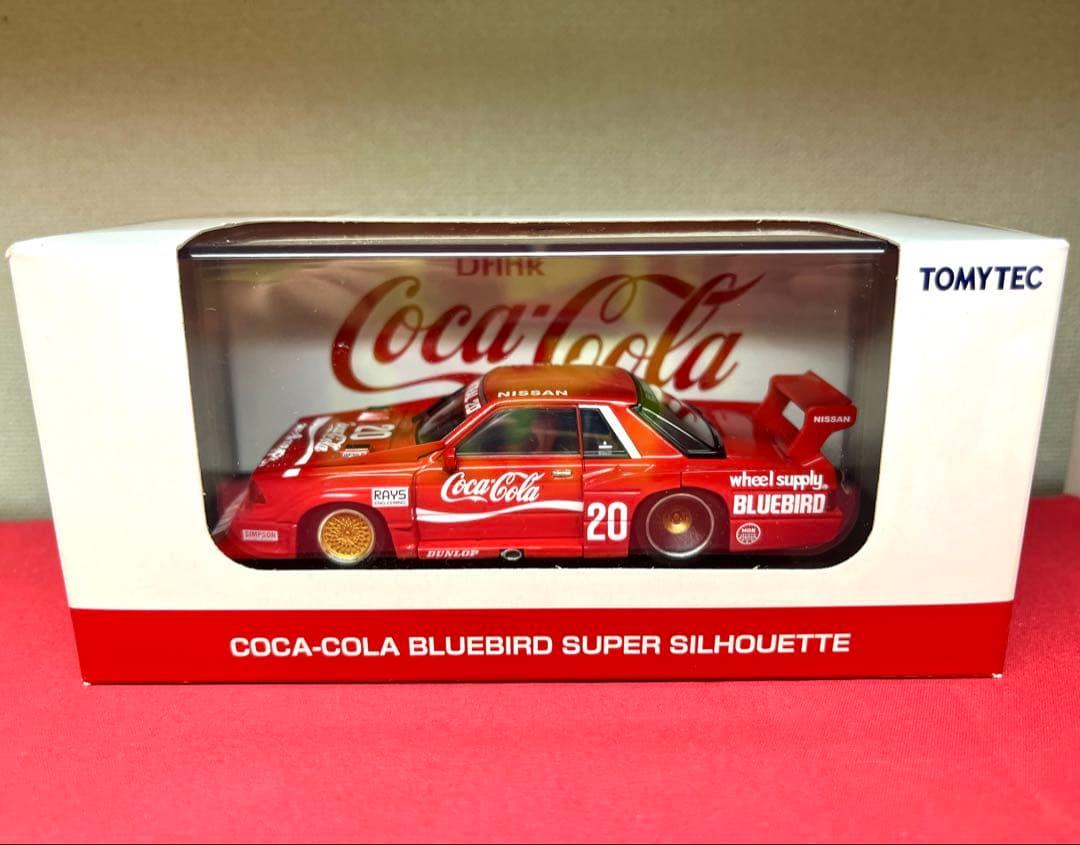 トミカ エブロ コカコーラ ブルーバード シルエット