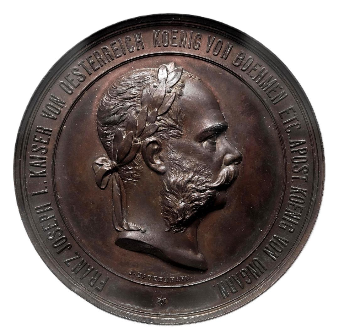 1873年フランツ・ヨーゼフ1世 ウィーン万国博覧会 NGC-MS61BN103