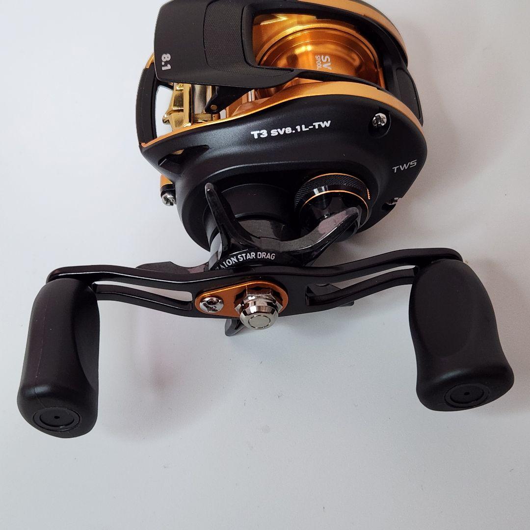 DAIWA T3 SV 8.1Ｌ-TW 極美品 スペアパーツ付