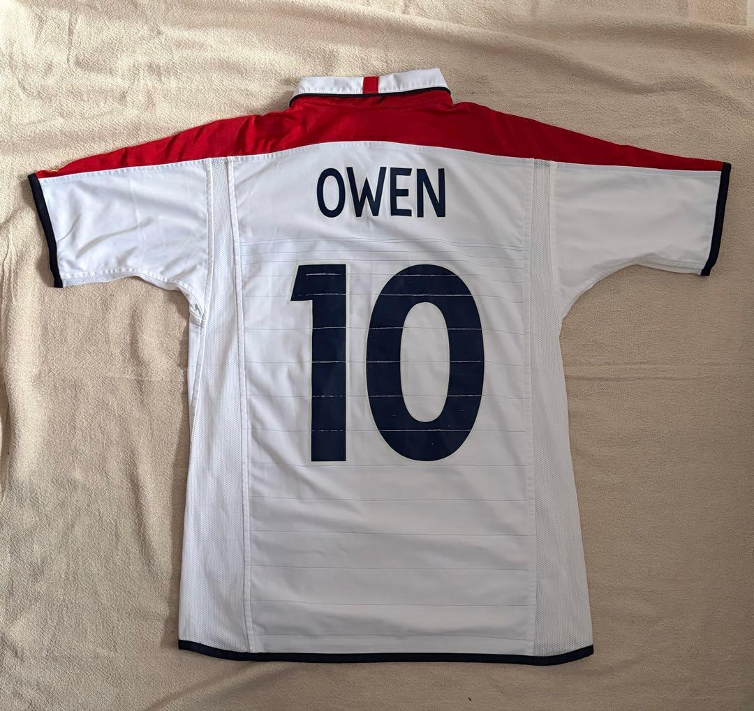 イングランド代表 オーウェンOWEN 10 03/05 ユニフォーム