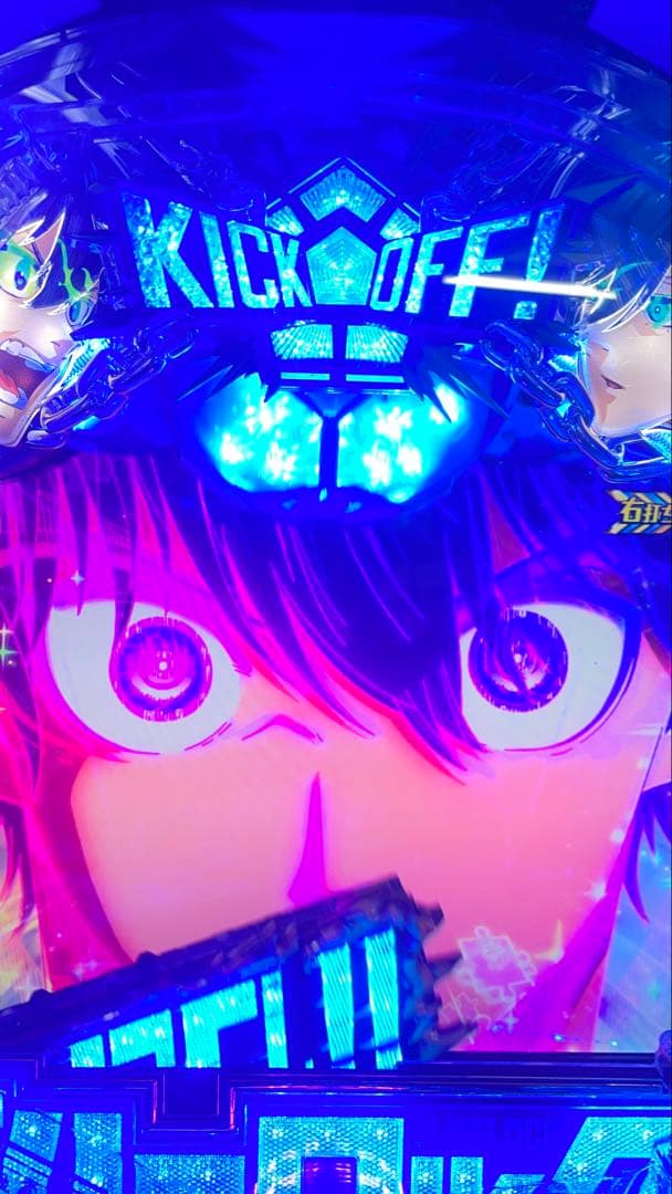 めた　青枠・台座付き　スマパチ　eブルーロック