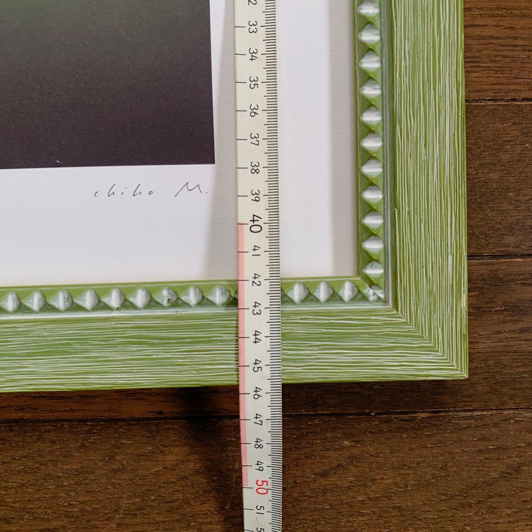 牧野千穂　版画（ジクレー）　題名 「ターミナル」