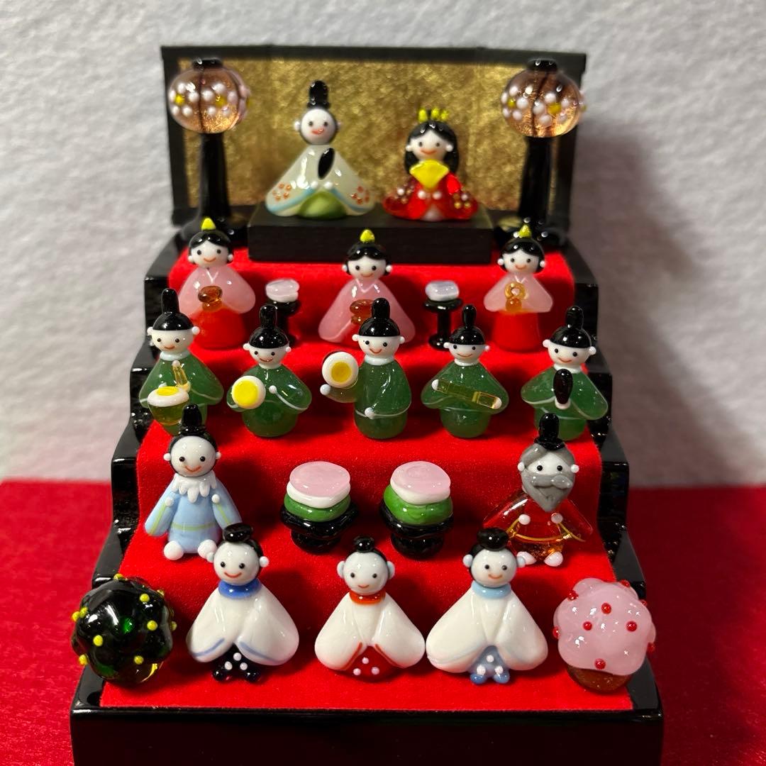mishi38　お雛様五段飾りセット　ミニチュア