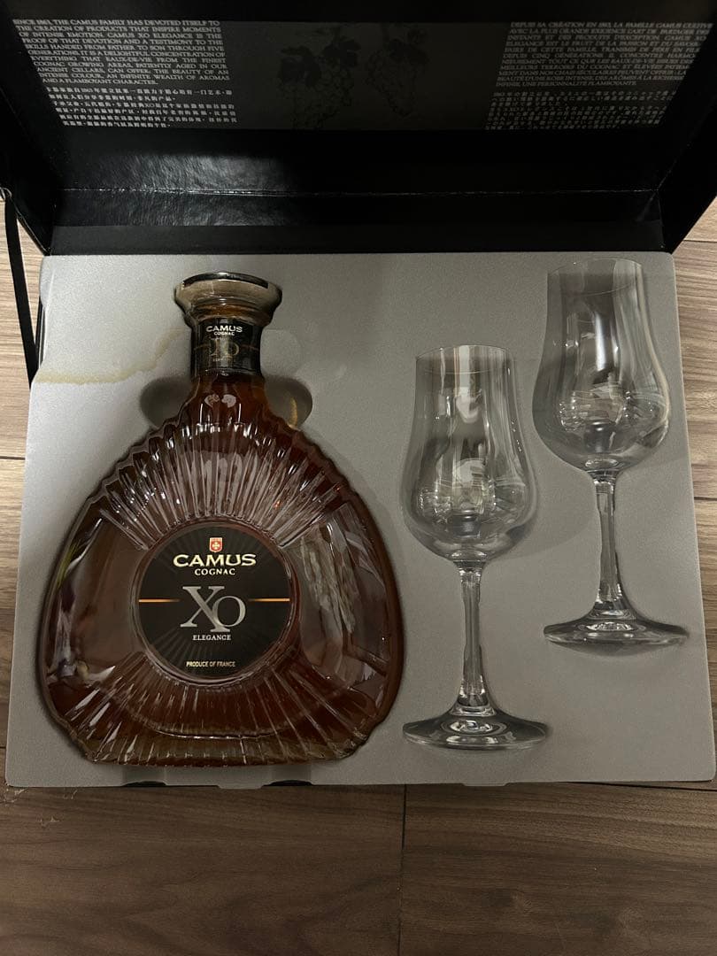 カミュ CAMUS COGNAC XO ELEGANCE 2個グラスセット