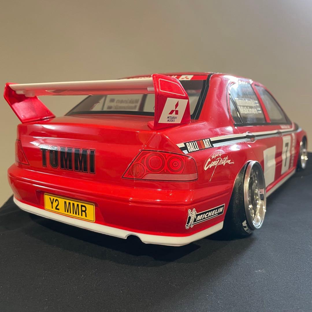 タミヤ　ランサーエボリューション　 1/10ラジコン　ラジコンボディ　ラリー