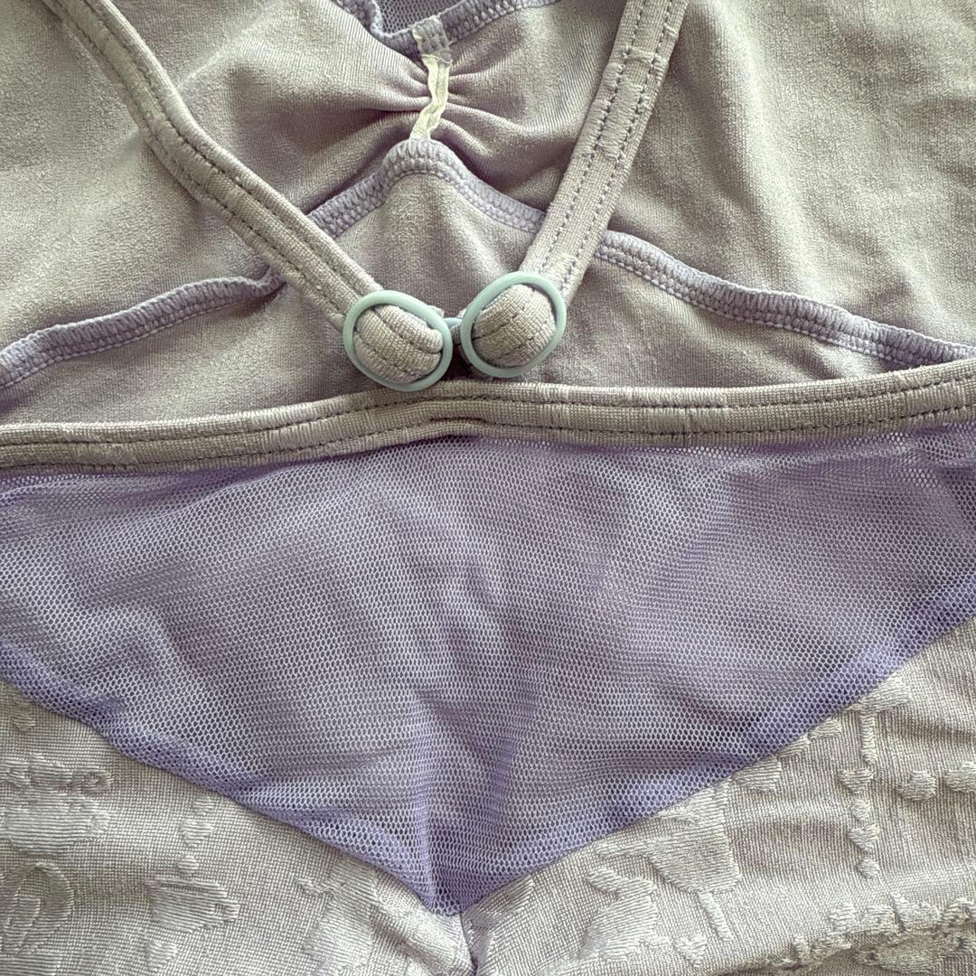 チャコット　パープル　薄紫バレエレオタード　130