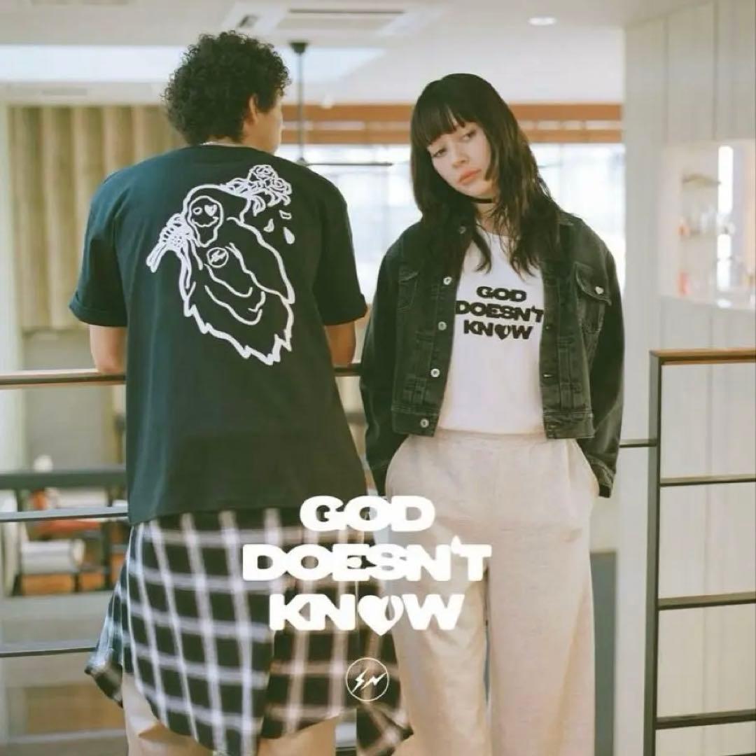 GOD ONLY KNOWS x FRAGMENT Tシャツ 白 Lサイズ