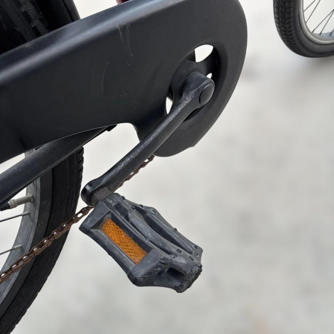 【レボルテ】シティサイクル ブラック バスケット付き