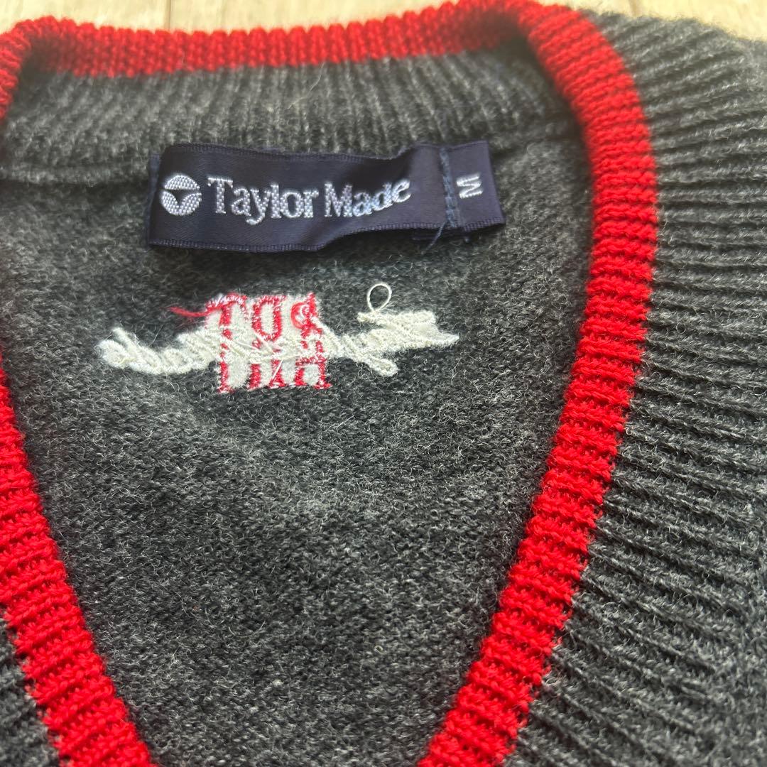 Taylor Made グレー Vネックセーター M
