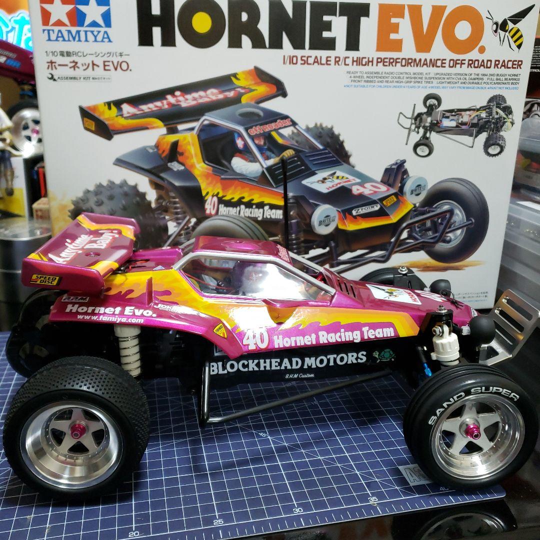 タミヤ NEW ホーネットEVO カスタム　メカ付き　ピンク　美品
