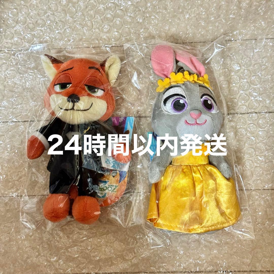ズートピア　韓国　限定　ぬいぐるみ　キーホルダー