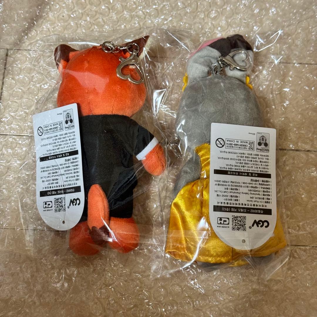 ズートピア　韓国　限定　ぬいぐるみ　キーホルダー