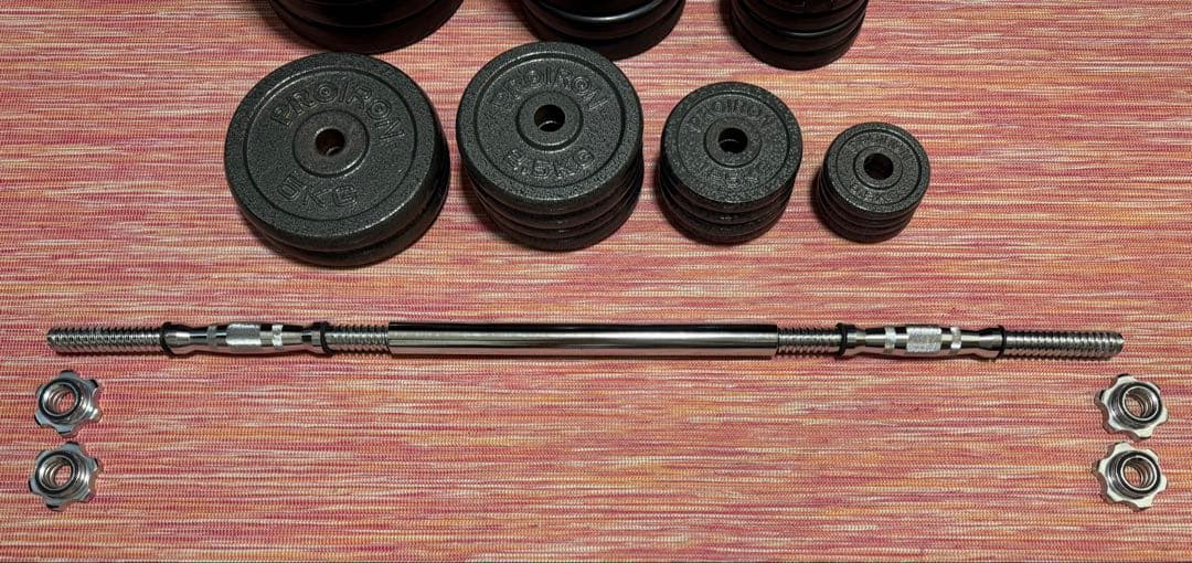 ダンベル プレート シャフト セット 合計約60kg