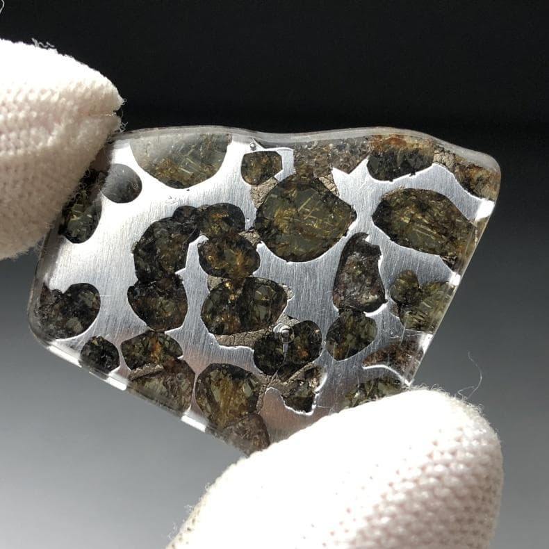 A*様 隕石 アルタイ隕石　原皮付き　石鉄隕石　パラサイト隕石　２点　重さ53ｇ