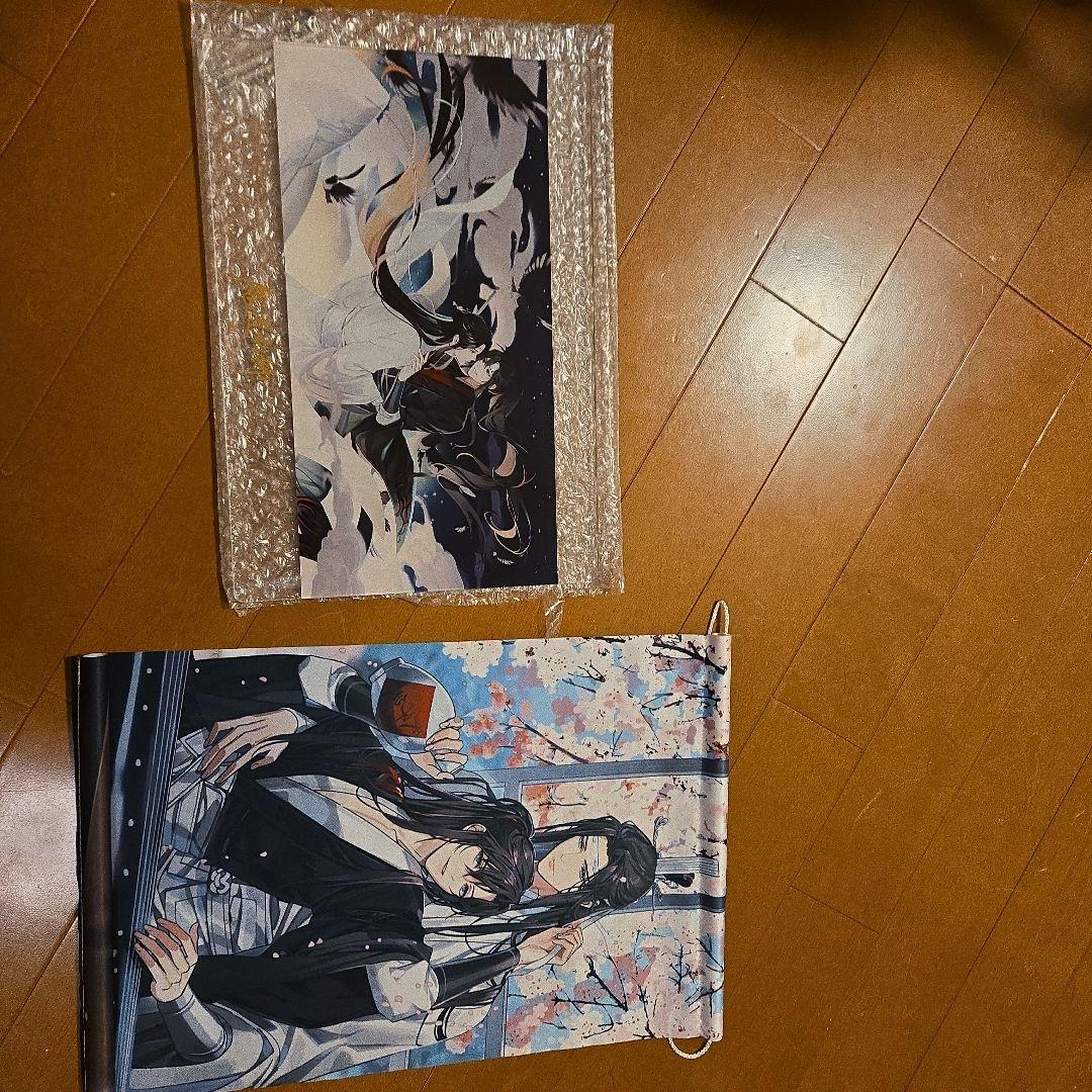 魔道祖師 タペストリー 、アクリルプレート？