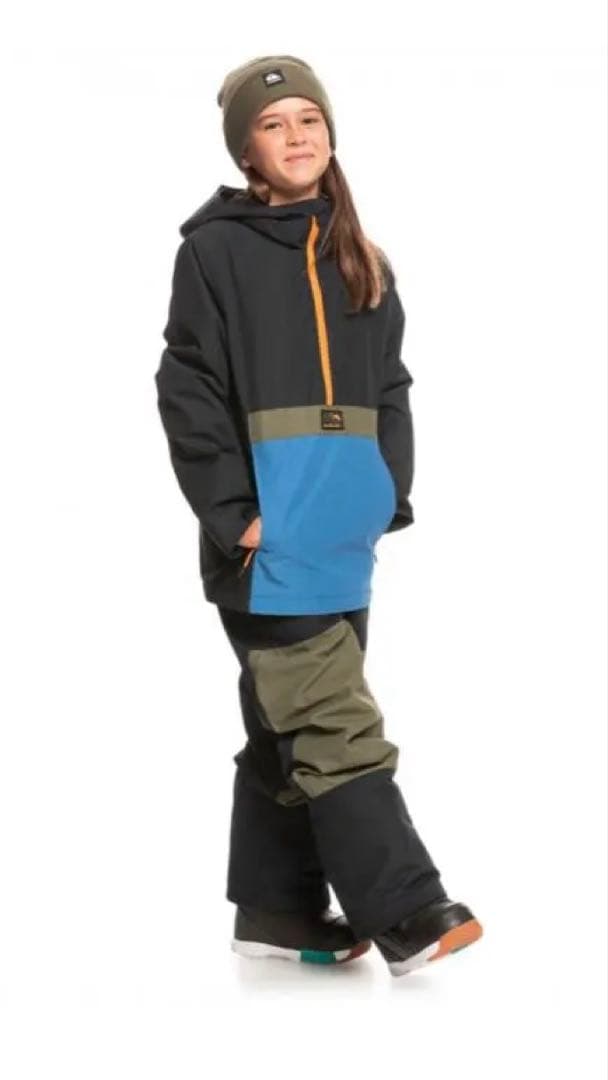 【美品】Quiksilver スノーボードウェア 上下セットアップ 140㎝