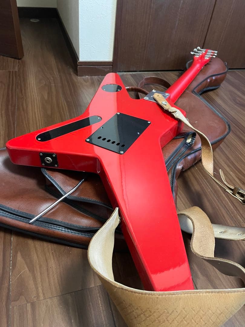 ランダムスター　ノーブランド　ビンテージ　ケース付き　ギター