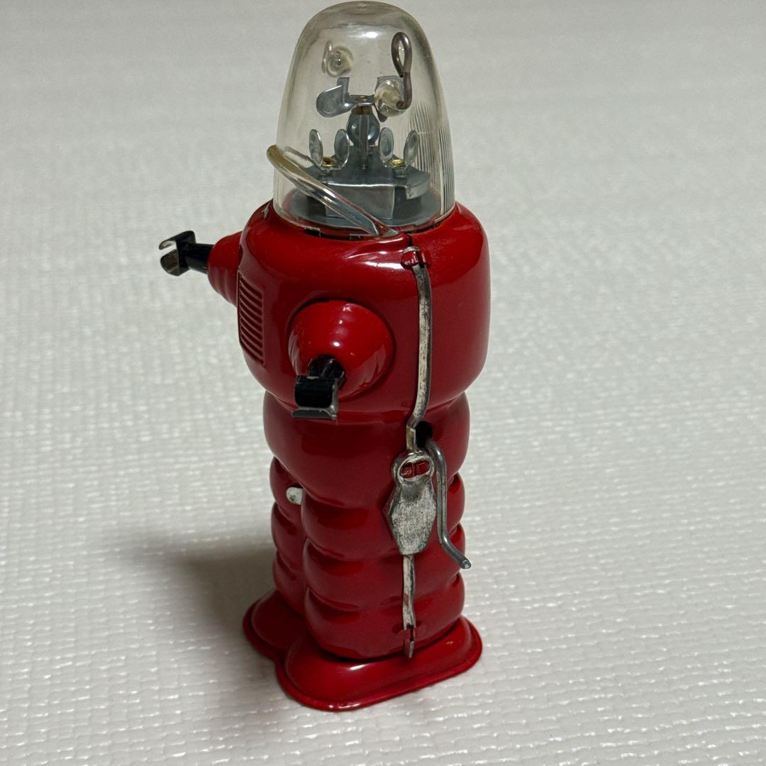 ロボット スペーストルーパー 赤　ブリキロボット