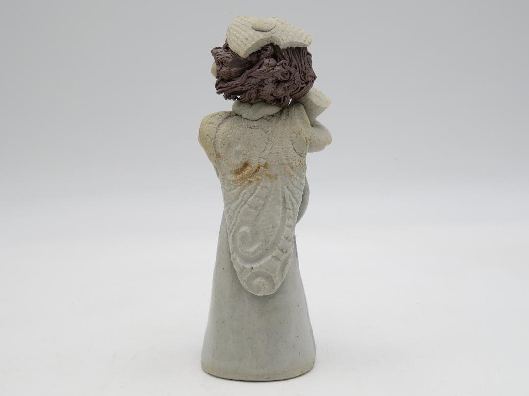 青芳人形 5点セット 陶器人形 森元青芳 砥部焼 オブジェ 置物 インテリア