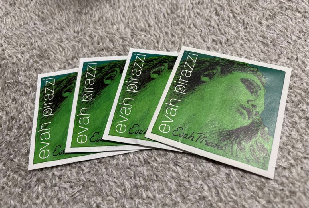 EVAH PIRAZZI violin バイオリン弦 G、D、A、E線 各1本