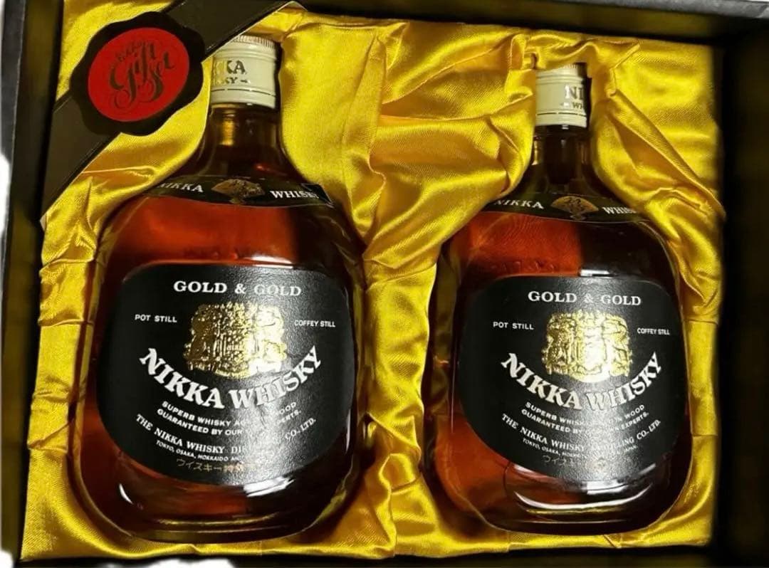 【ビンテージ】NIKKA WHISKY GOLD&GOLD 2本セット