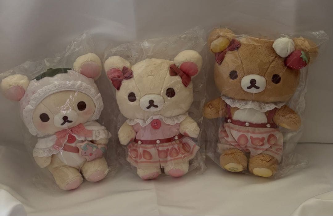 リラックマ コリラックマ（ストロベリーショートケーキ・白いちご）限定ぬいぐるみ