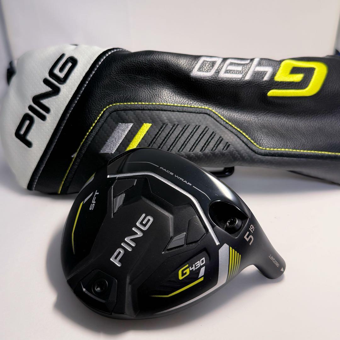 G430SFT 5w 19° PINGフェアウェイウッド ヘッドとカバーのみ