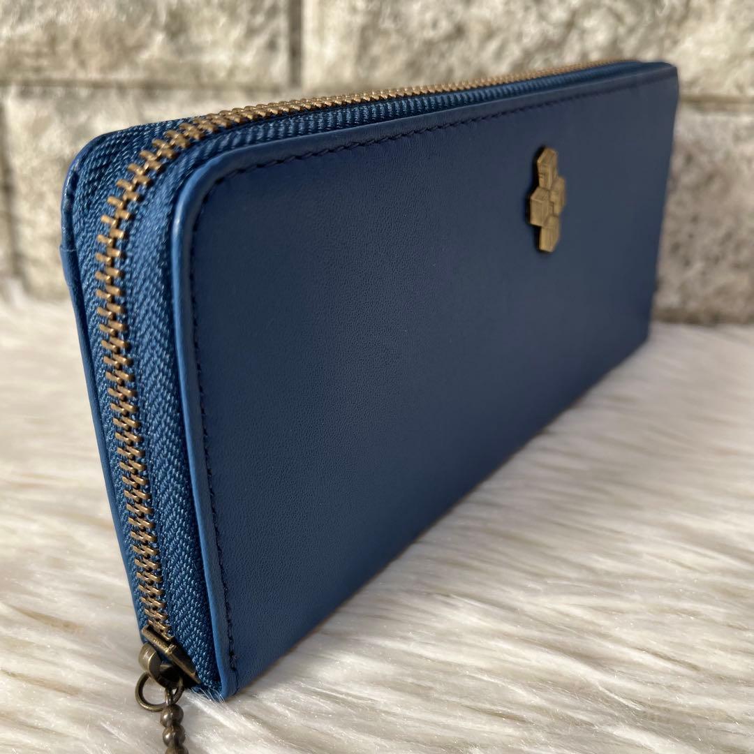 【新品未使用】希少　鬼滅の刃　冨岡義勇モデル　レザー　ラウンドファスナー長財布