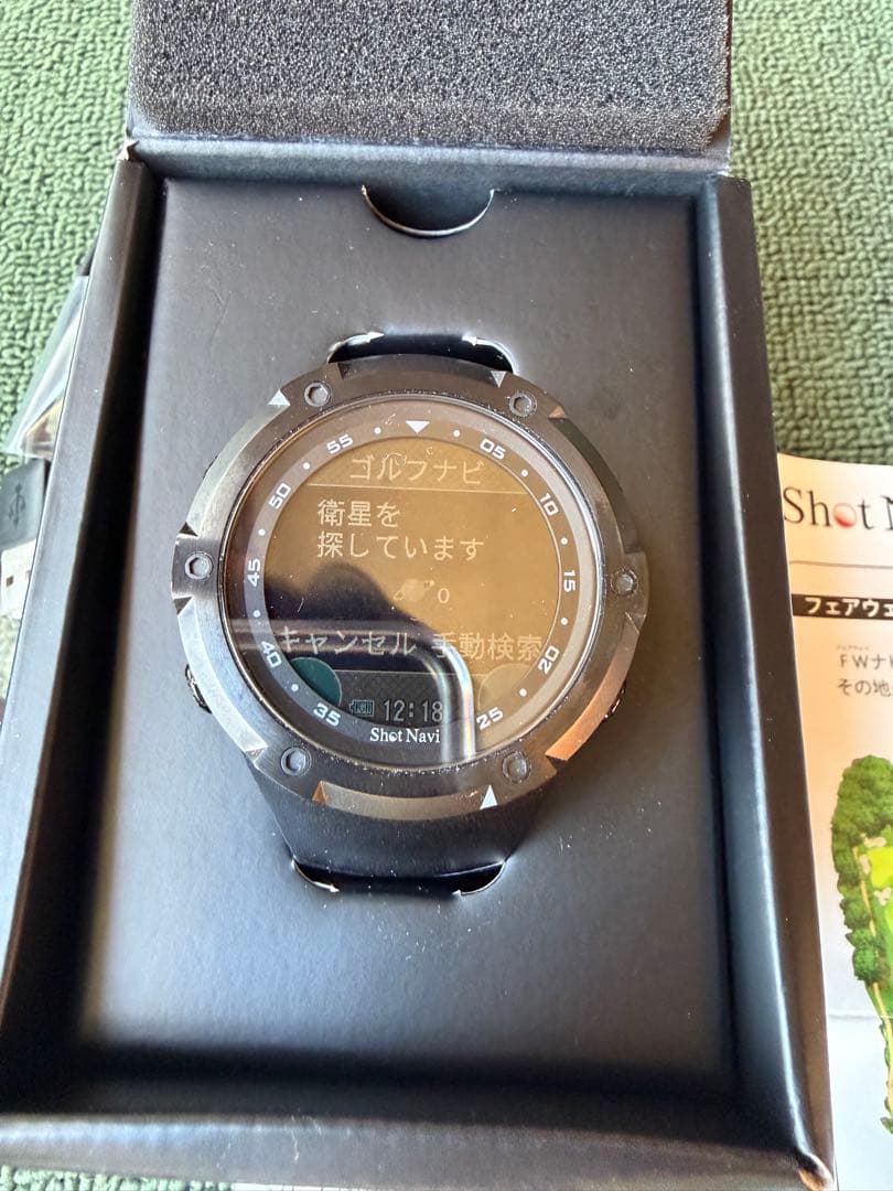 Shot Navi W1 Evolve ブラック ゴルフGPSウォッチ