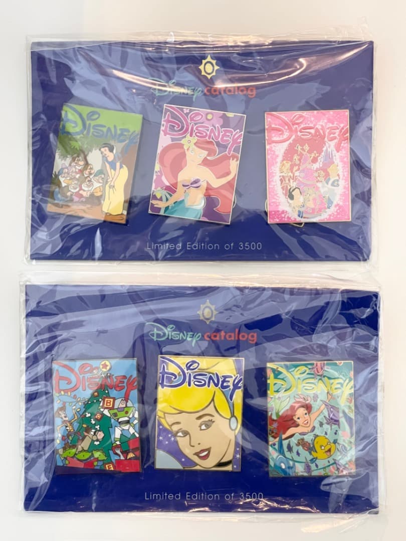 ディズニー　ディズニーカタログ　ピン　トイストーリー 　アリエル　シンデレラ