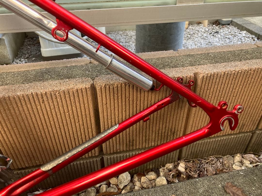 ケルビム　Cherubim レッド　ランドナー　フレーム　付属品あり　値下げ