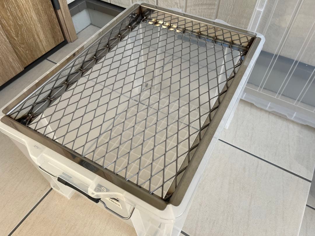 菌糸ブロック崩し　オールステンレス製