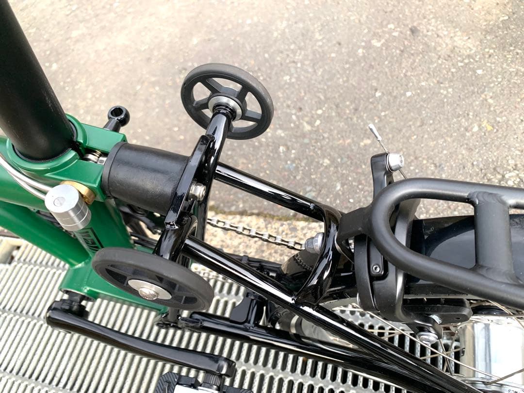 【美品】未使用品 即乘 折り畳み転車 PartsミニベロSRF3 内3速 16