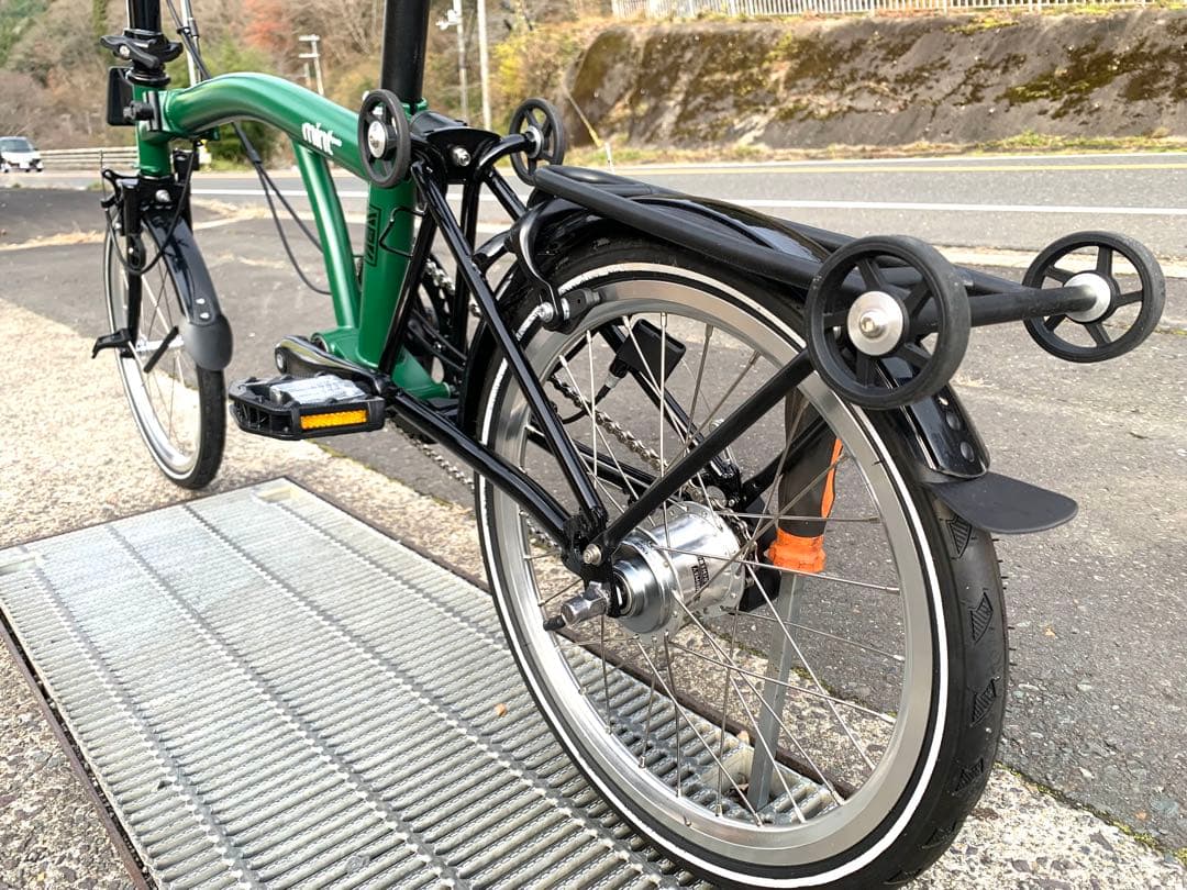 【美品】未使用品 即乘 折り畳み転車 PartsミニベロSRF3 内3速 16