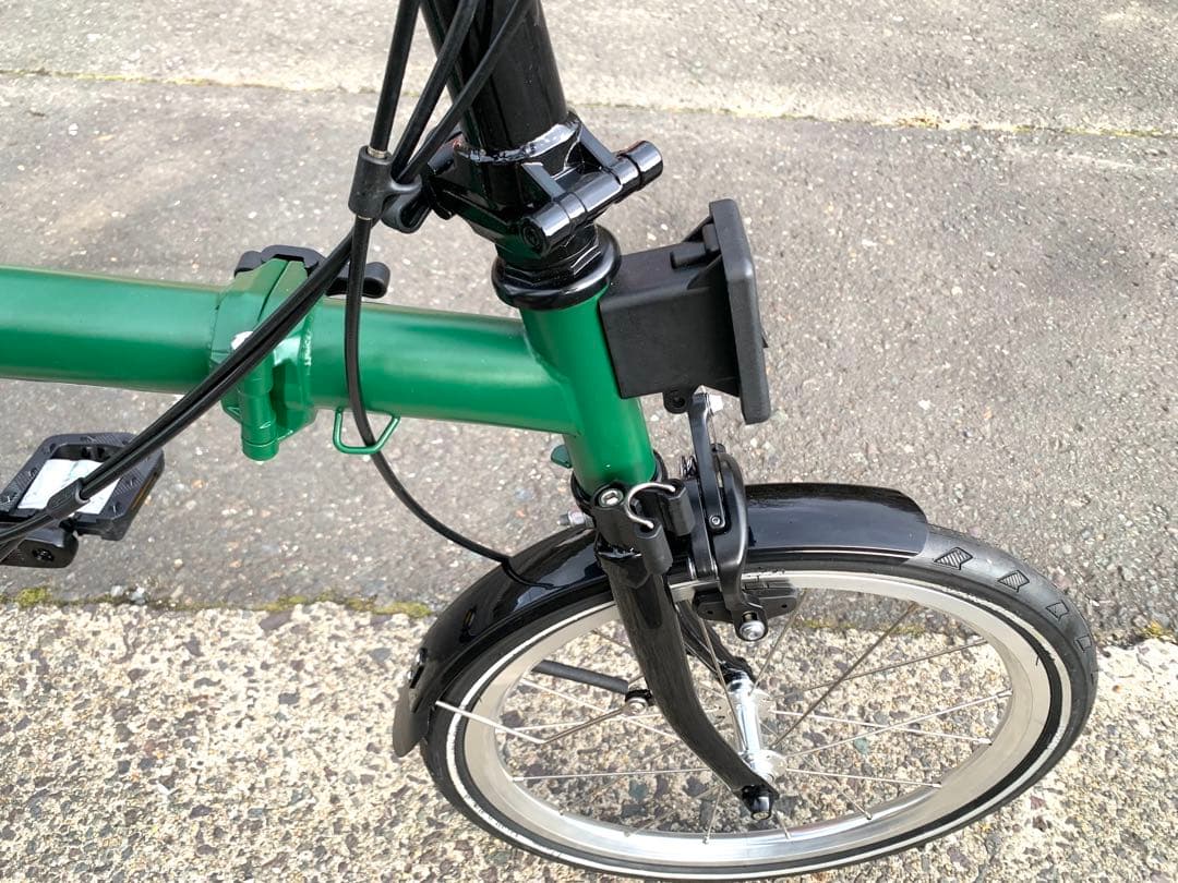 【美品】未使用品 即乘 折り畳み転車 PartsミニベロSRF3 内3速 16