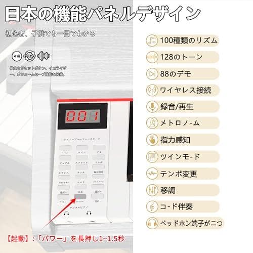 IKTMI 電子ピアノ 88鍵盤 木製 ピアノ 88鍵 Digit 新品未開封