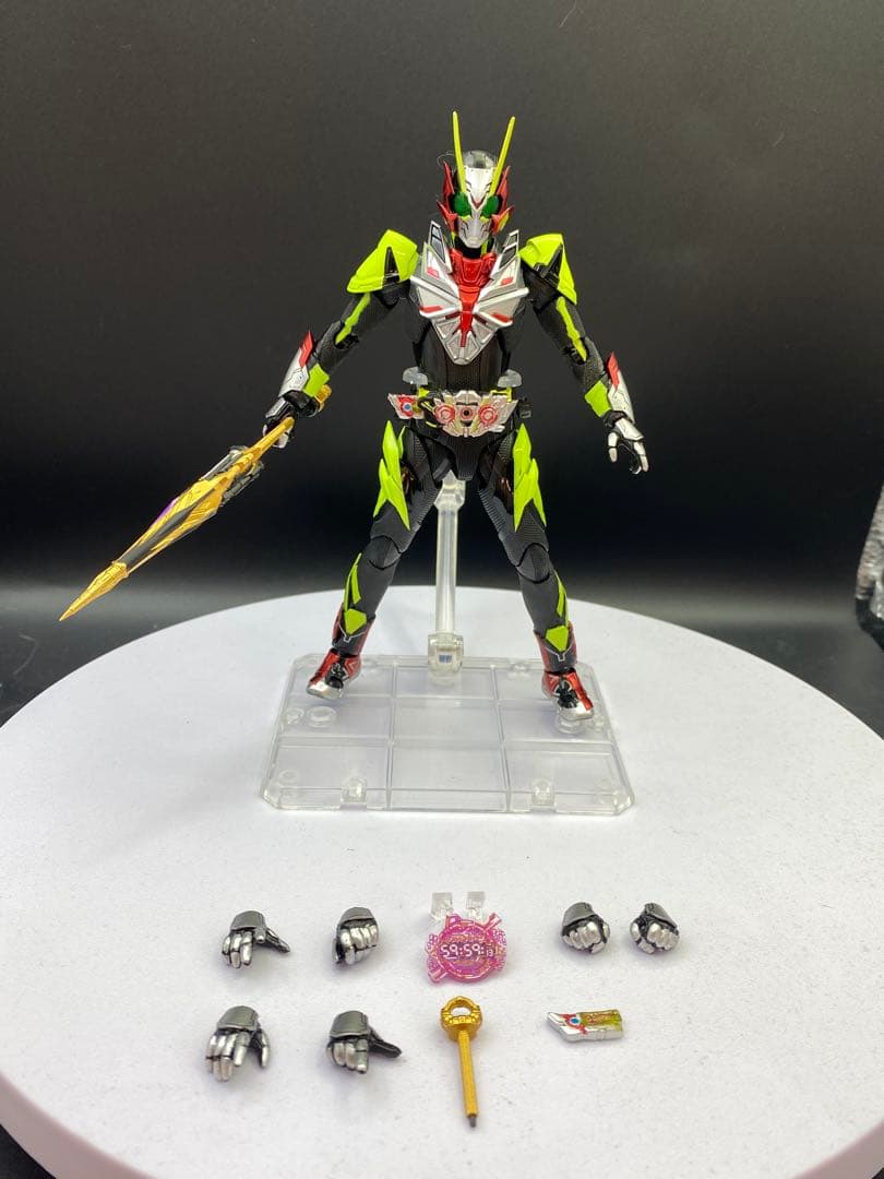 改造品 S.H.Figuarts 仮面ライダーゼロスリー 発光.ver