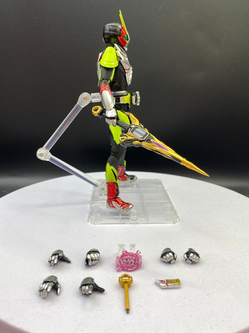 改造品 S.H.Figuarts 仮面ライダーゼロスリー 発光.ver