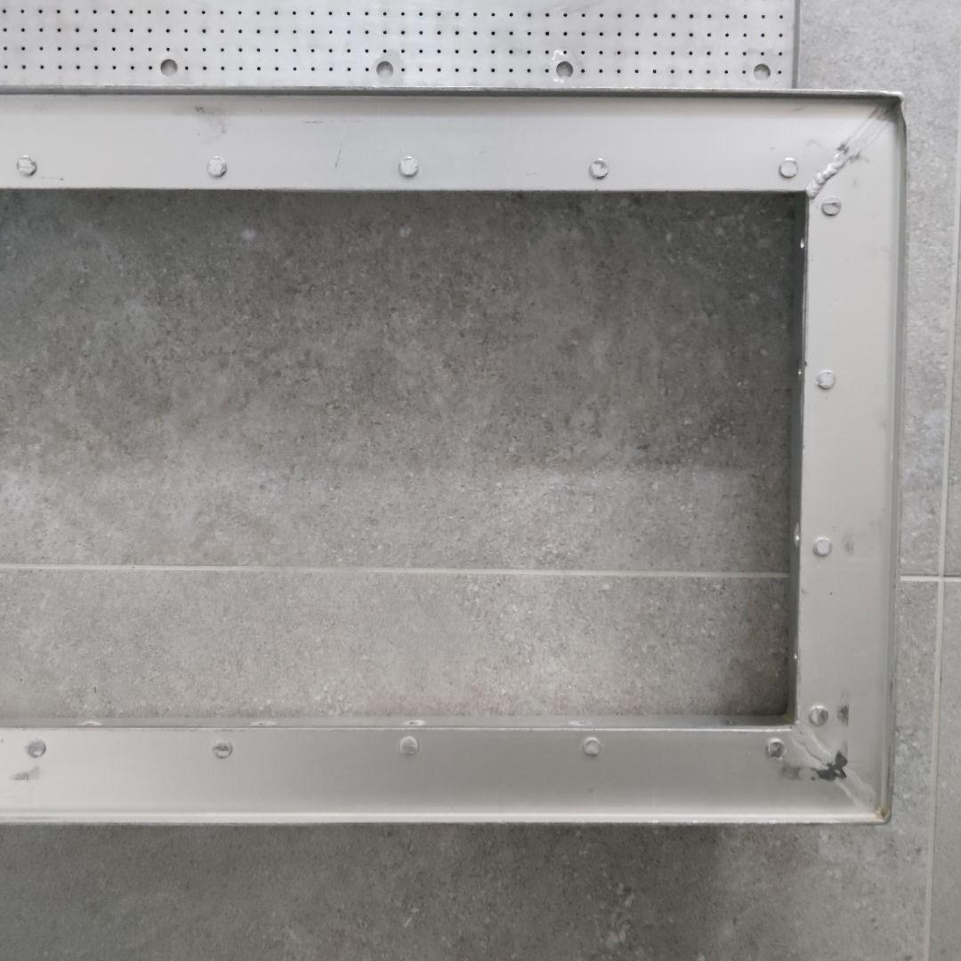 工業系　インダストリアル　アルミケース　6段セット　スタッキング　シルバー