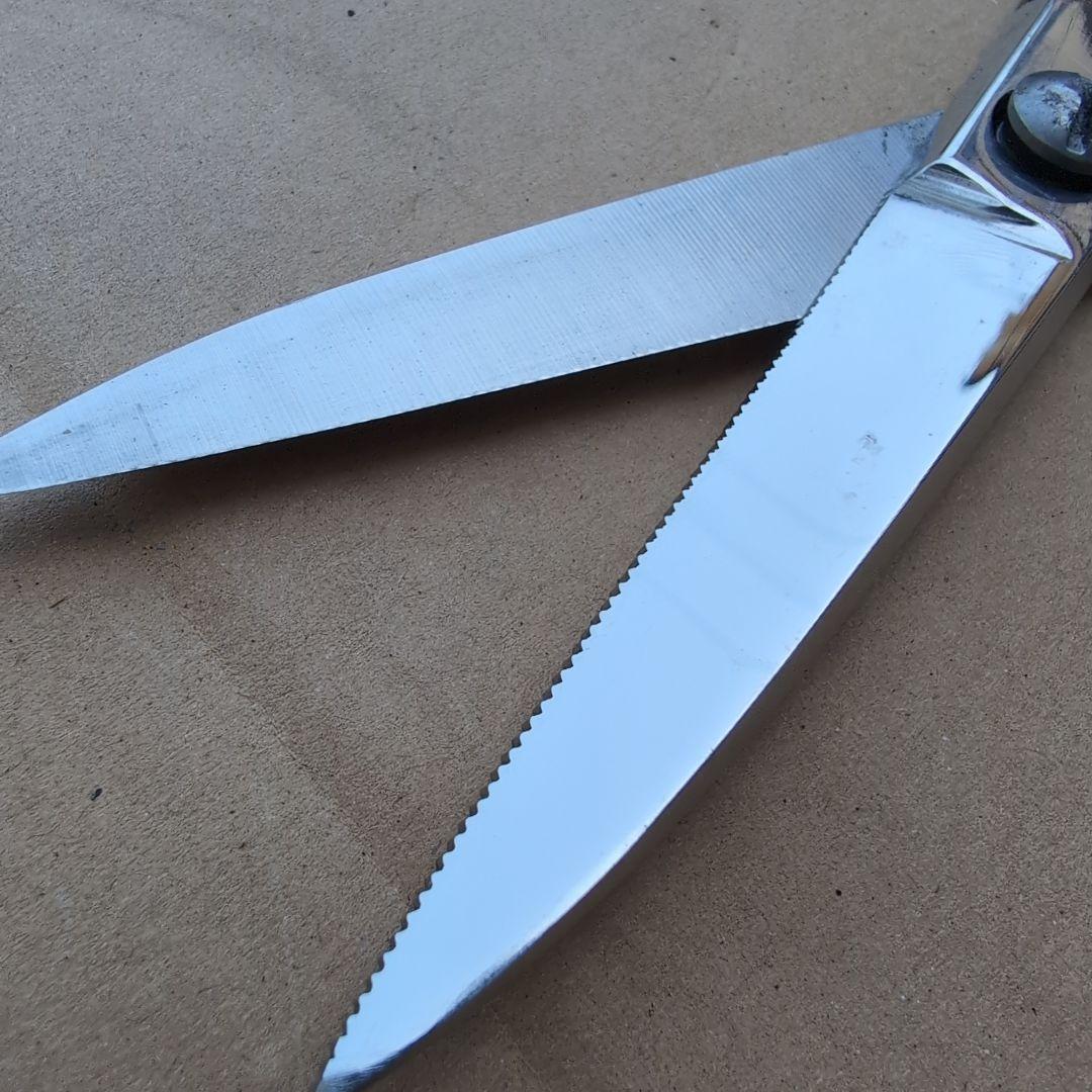 イギリス製　レザーシザーズ　革切りハサミ