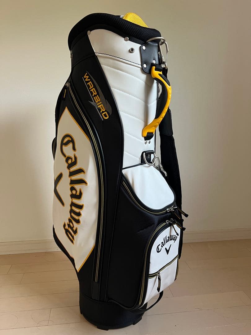 Callaway Warbird キャディバッグ 黒白 ヘッドカバー付き
