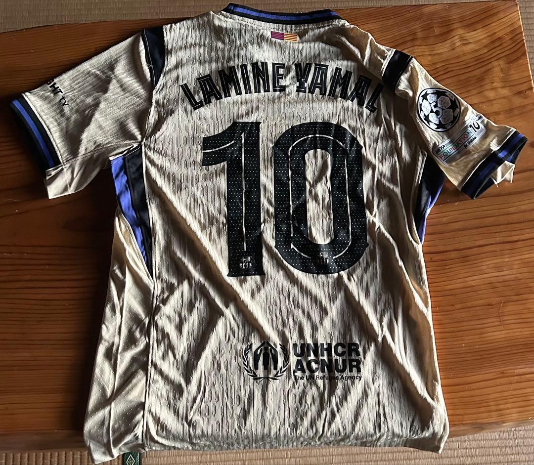 ヤマル バルセロナ ユニフォーム アウェイ 25-26 Lサイズ