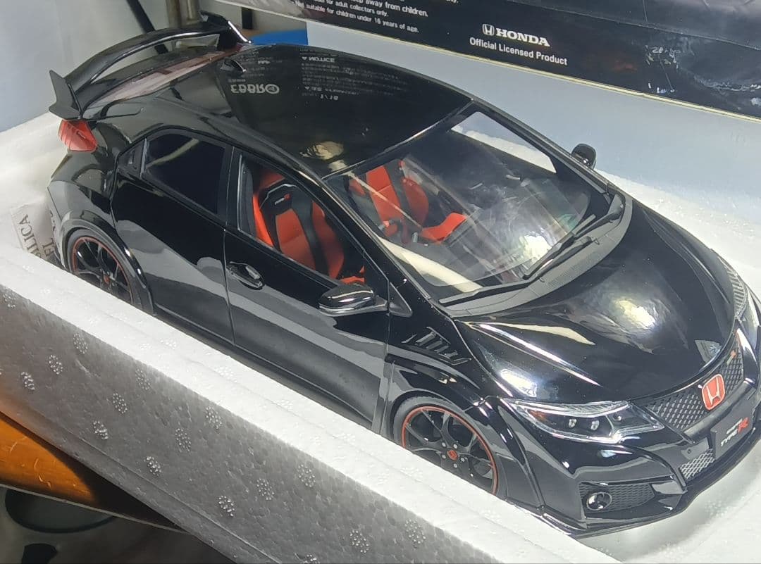 1/18 HONDA CIVIC typeR ブラック EBBRO 81067