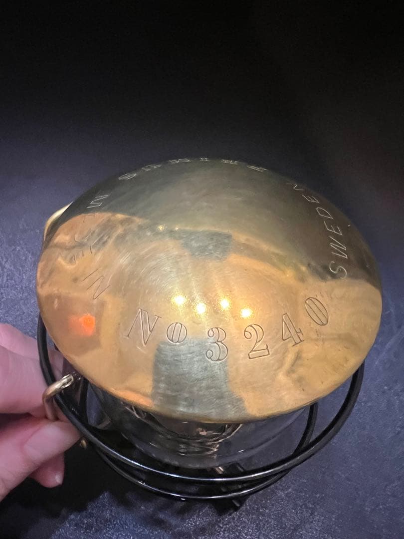 【美品】PRIMUS EX-3240B ランタン 真鍮　イワタニ　キャンプ