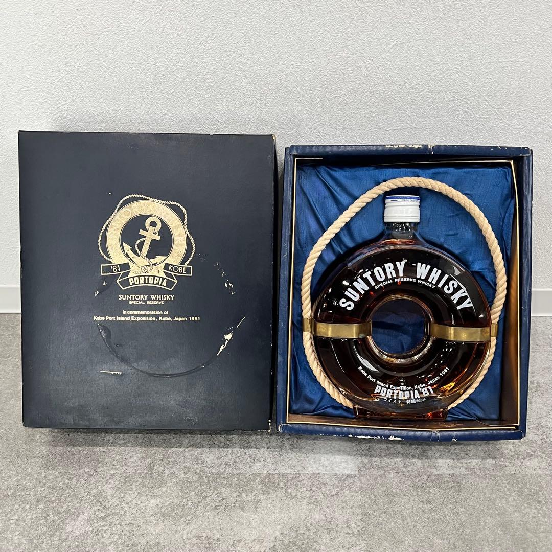未開栓 サントリー ウィスキーリザーブ ポートピア81年記念 ブイボトル
