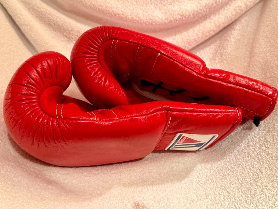 Winning ボクシンググローブ 8oz 赤　中古