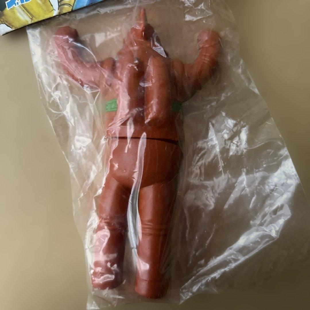 【未開封品】年代物 ブルマァクの怪獣シリーズ 鉄人28号 ソフビ フィギュア ②